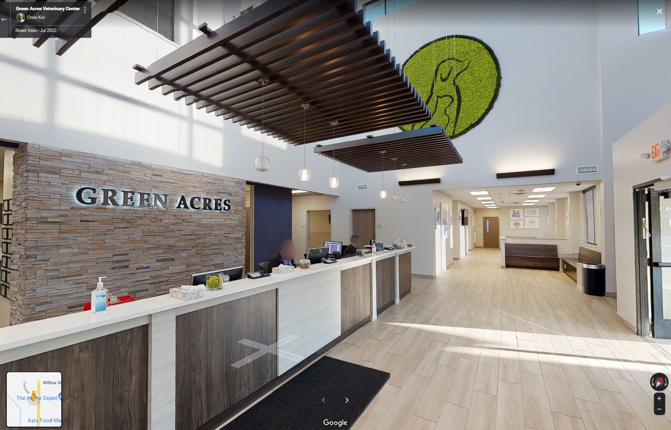 Green Acres Veterinary hospital 3D tour for Google Maps was created with Matterport